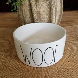 NEW Rae Dunn Woof Dog Bowl
